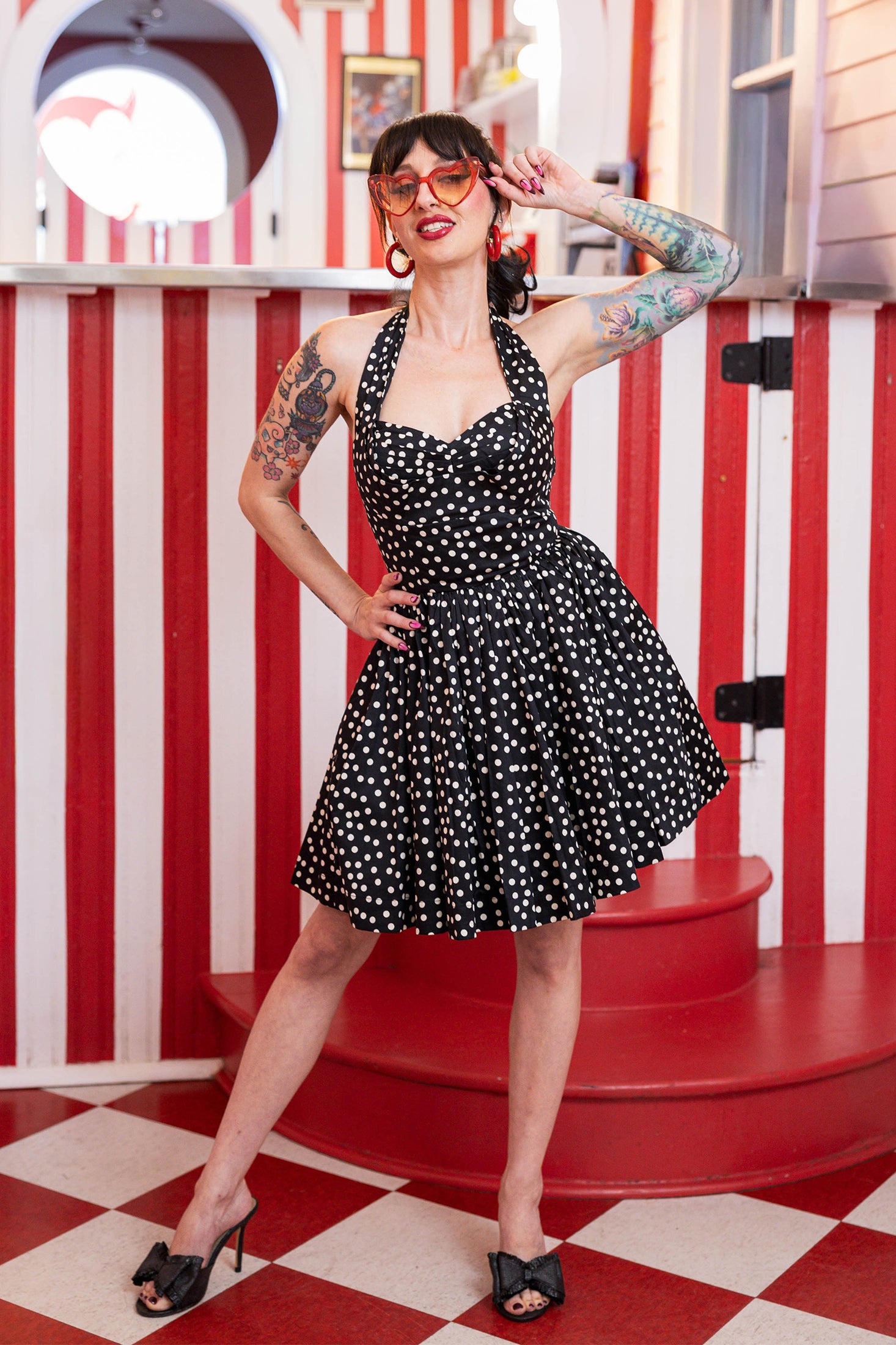 Lena Mini Dress - Lucille Dots