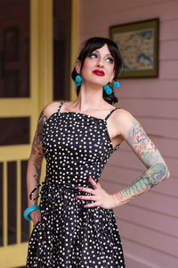 Backless Holly Dress - Lucille Dots ##description##