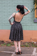 Backless Holly Dress - Lucille Dots ##description##
