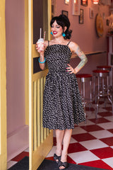 Backless Holly Dress - Lucille Dots ##description##