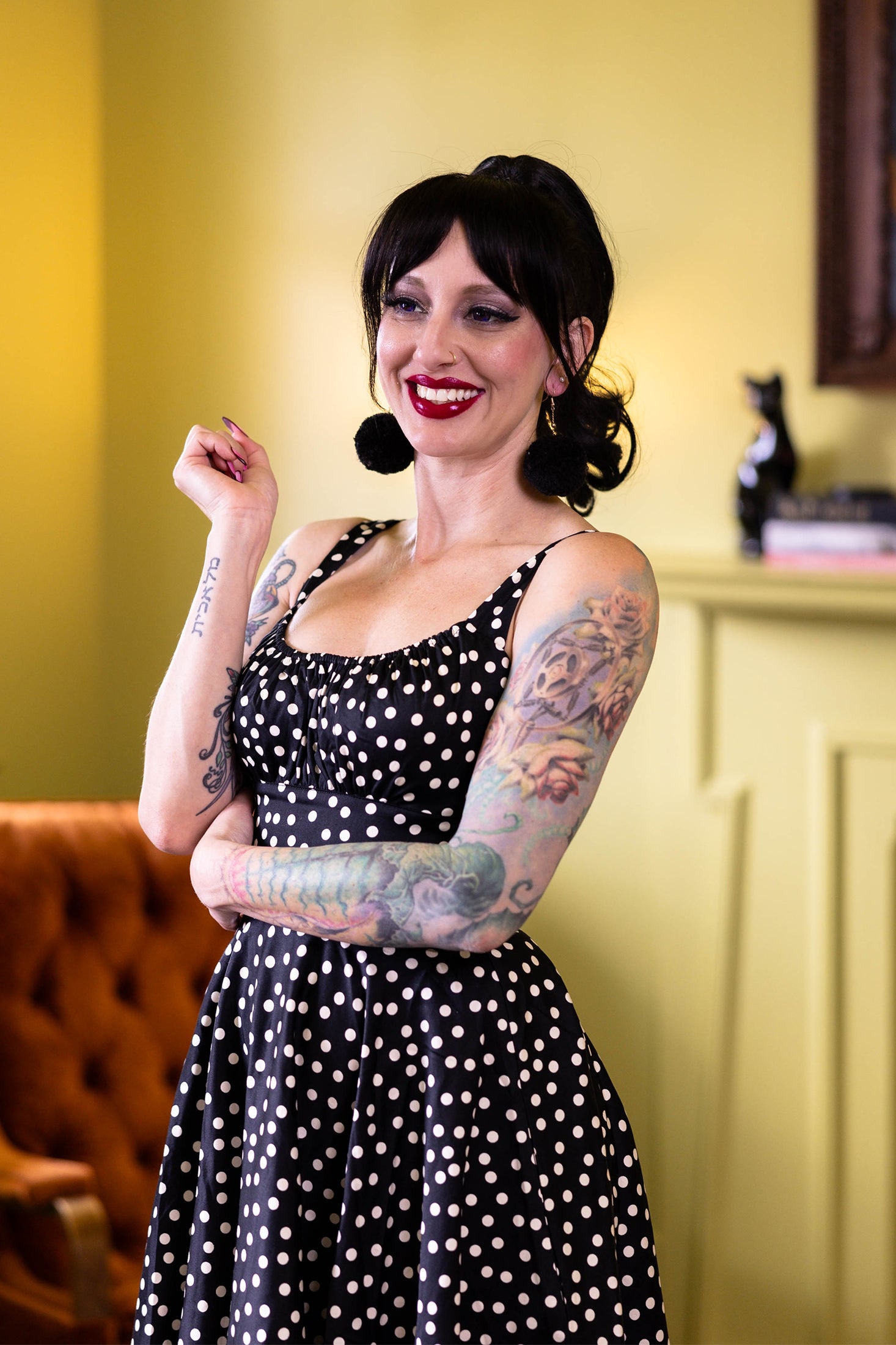 Norma Jean Dress - Lucille Dots