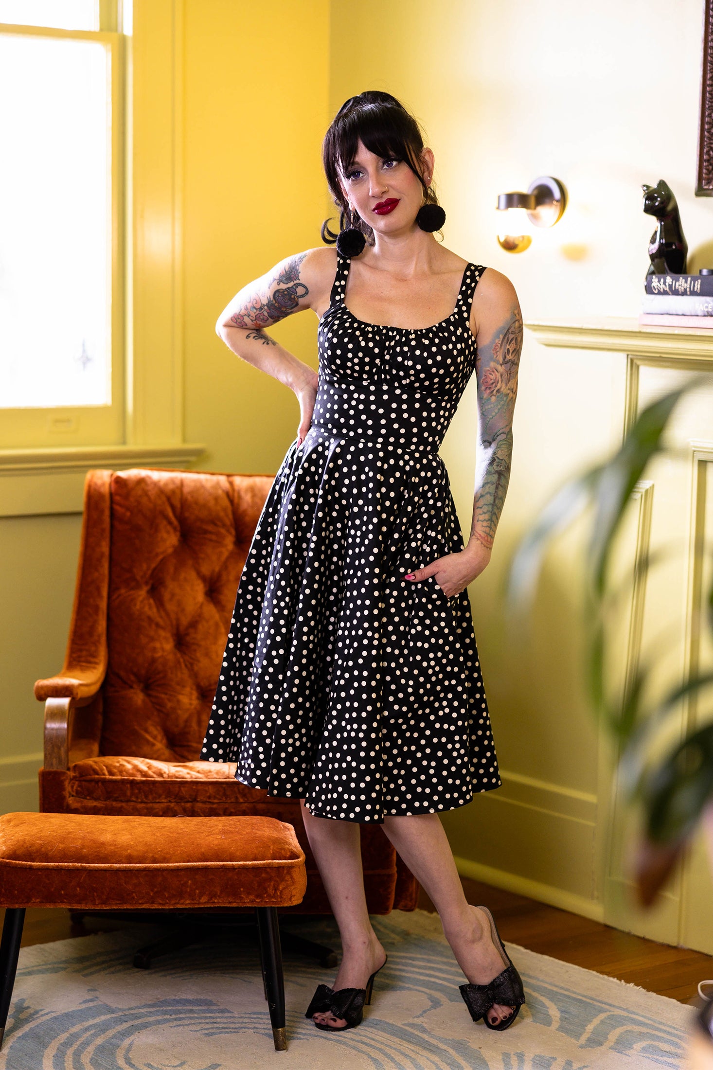 Norma Jean Dress - Lucille Dots
