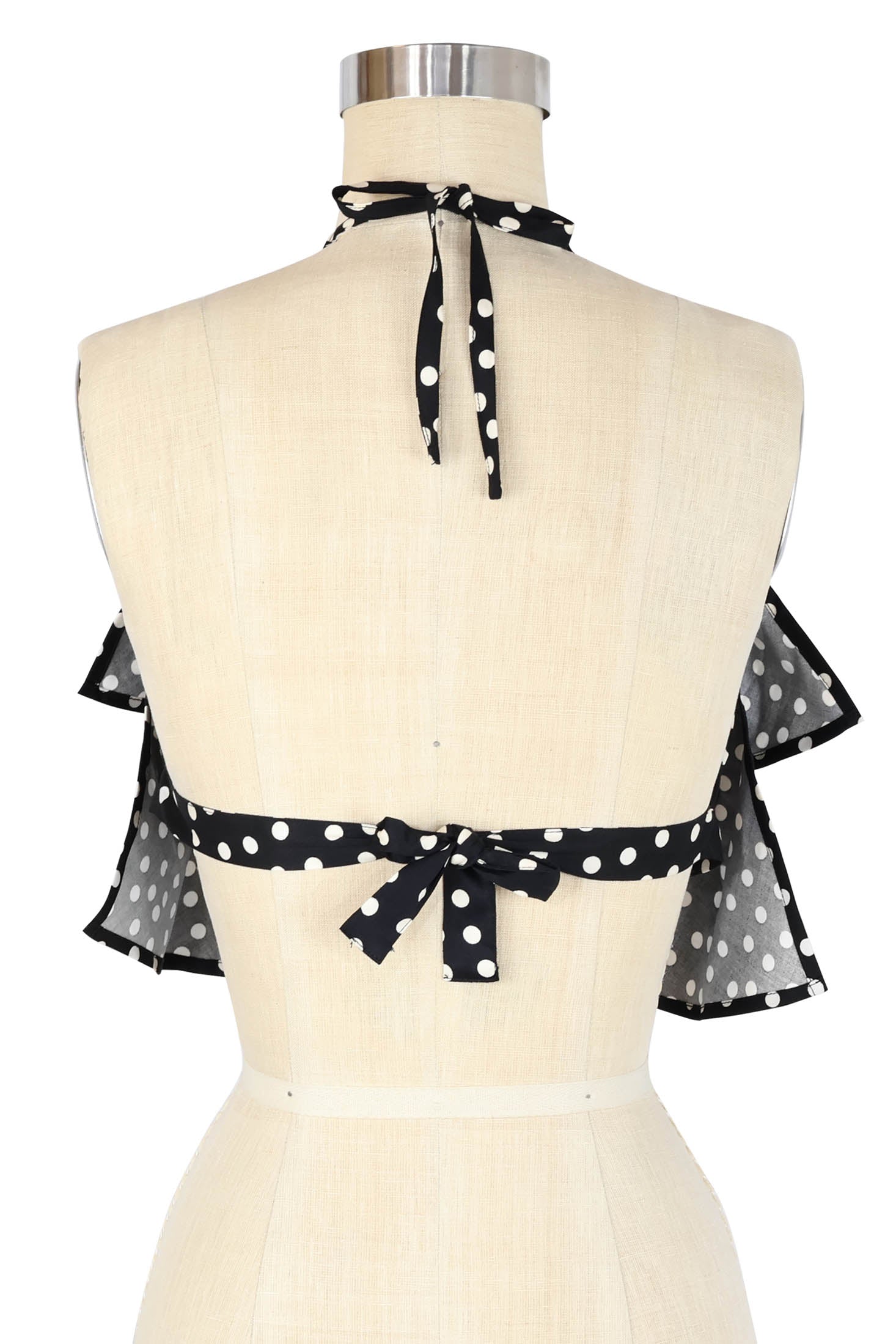 Ruffle Halter - Lucille Dots