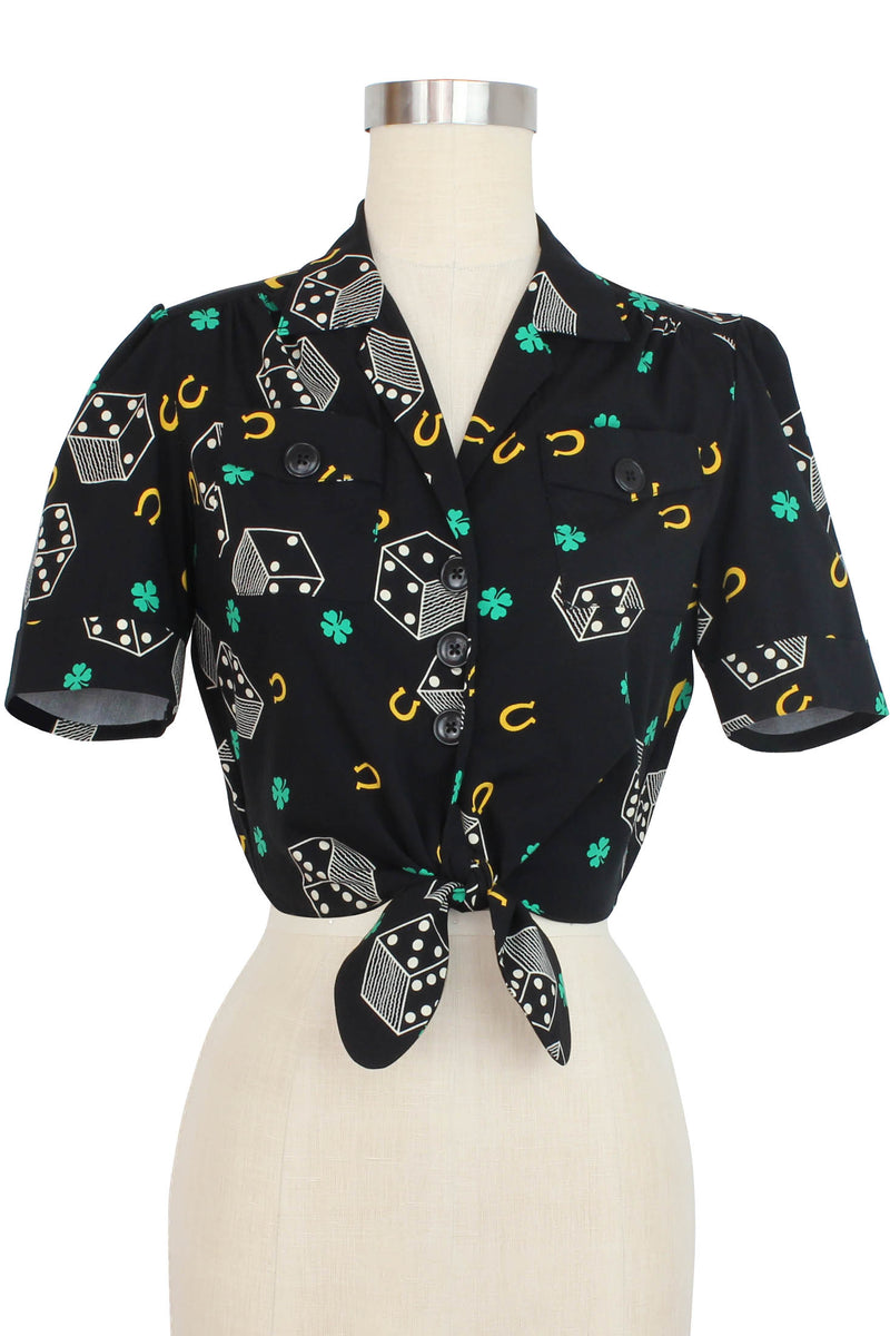 Pinup Pocket Top - Lucky Charm