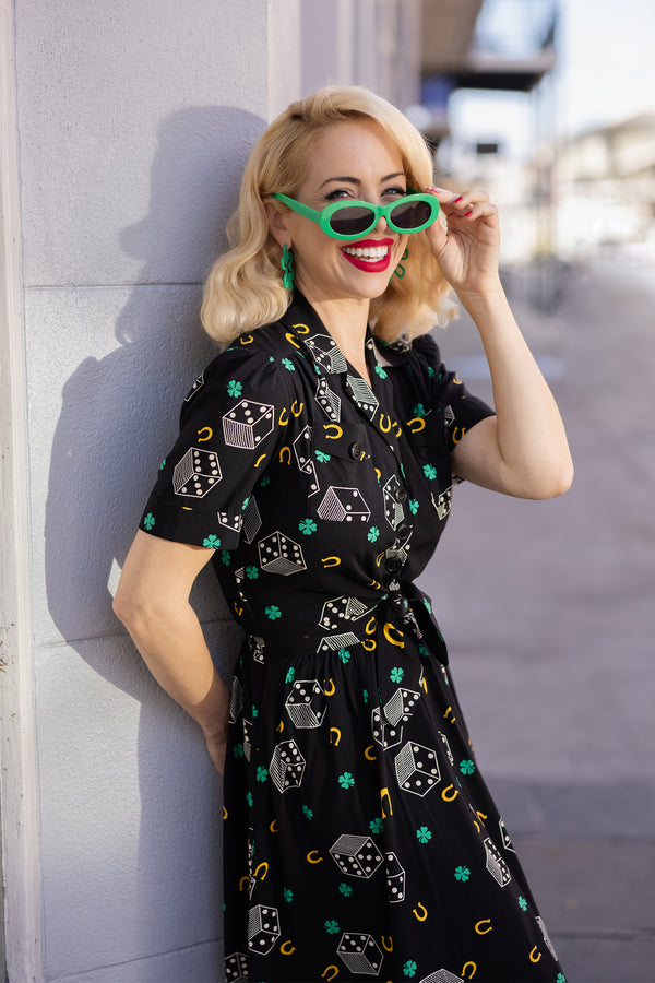 Pinup Pocket Top - Lucky Charm
