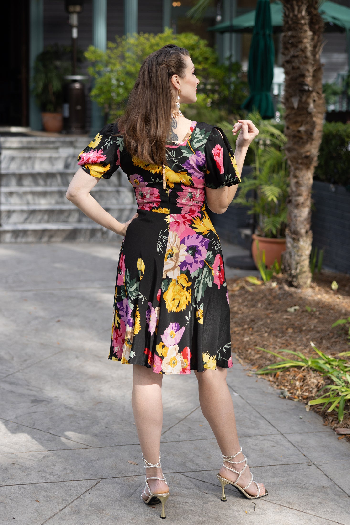 floral club dress Anastasia