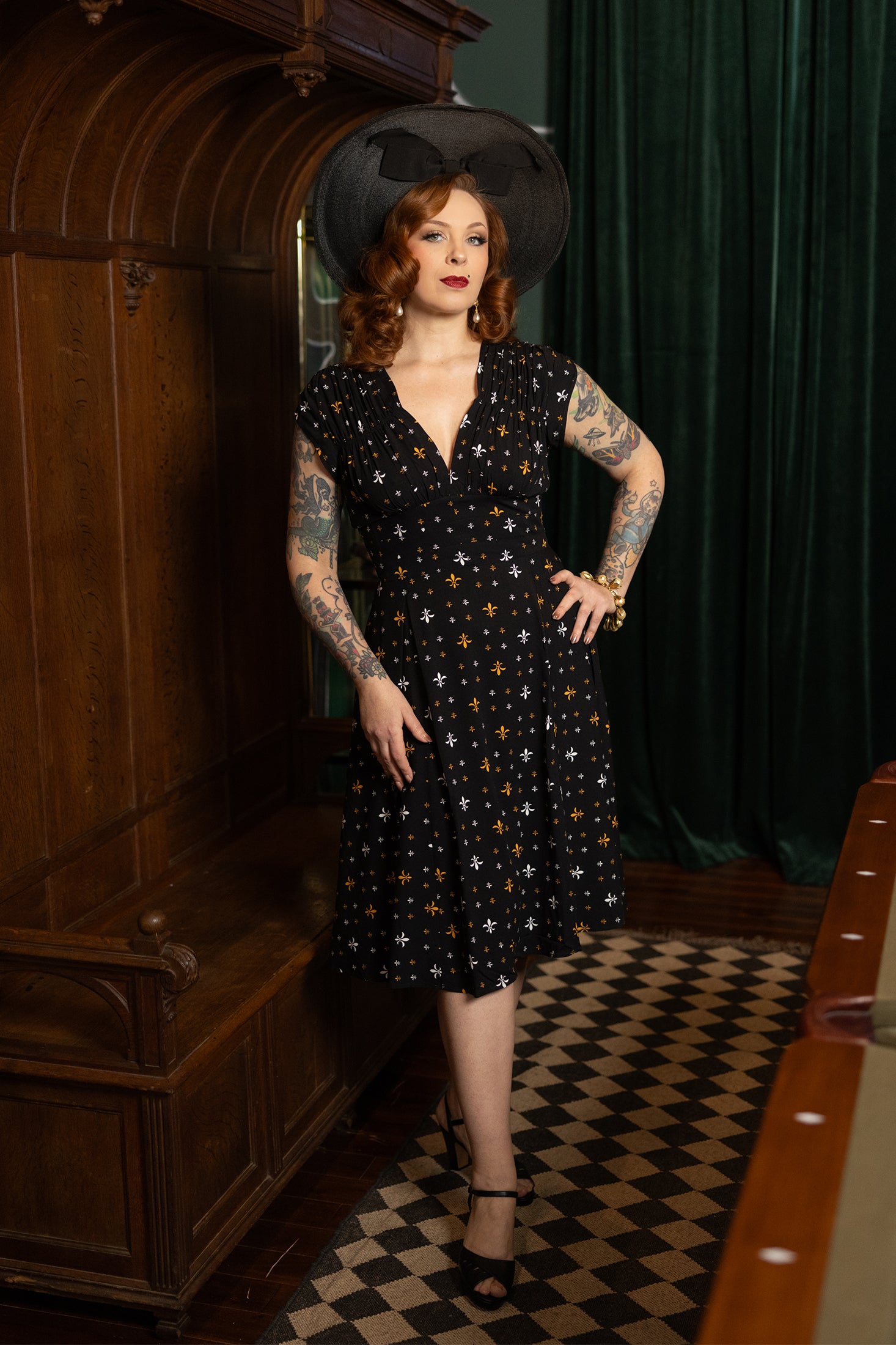 1940s Dress - Mini Fleur - Final Sale 0 1940s Dress - Mini Fleur - Final Sale 0