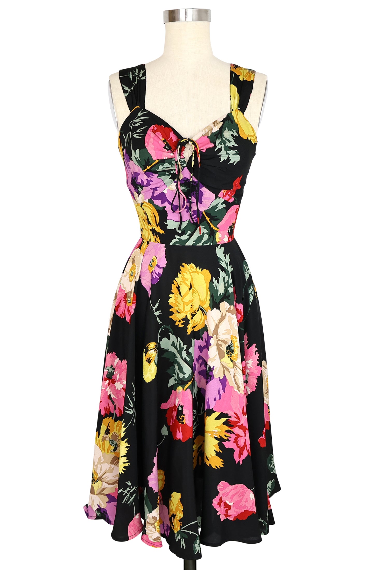 Trashy Diva Bonita Dress in Magenta Floral, rayon outlets crepe de chine