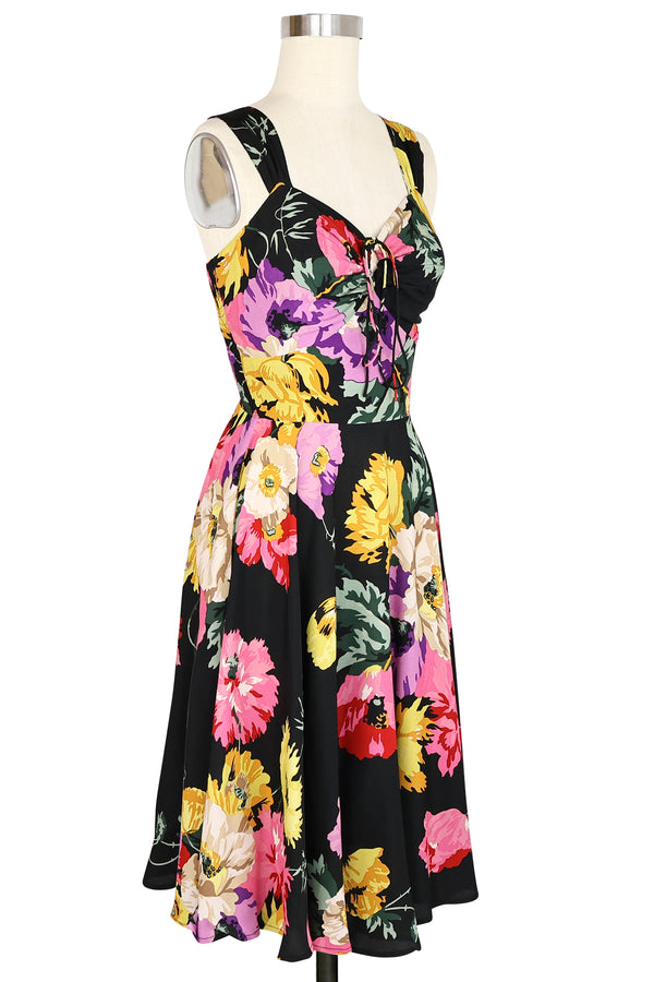 L'Amour Wide Strap Dress - Museum Floral