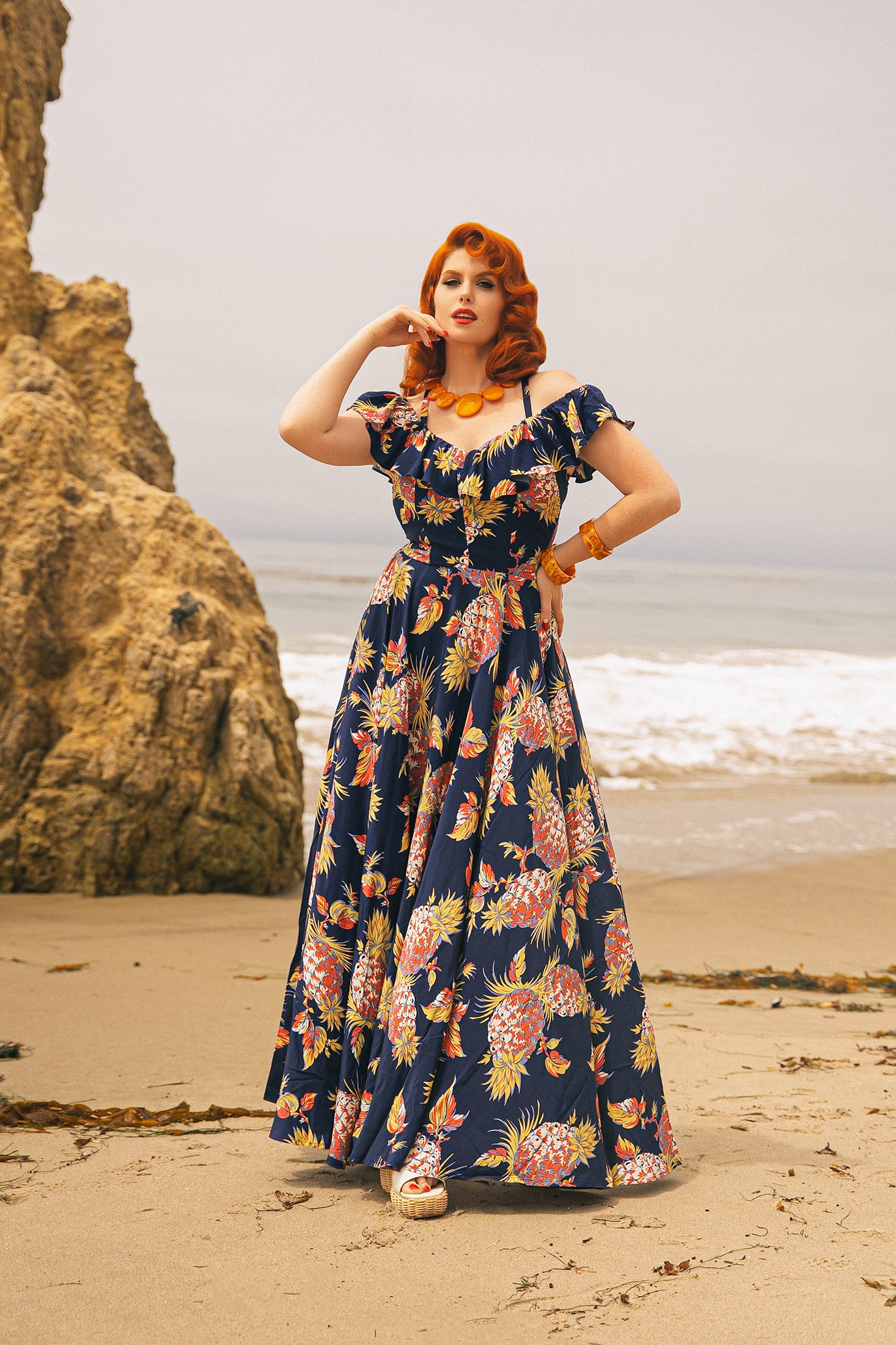 Hollywood Circle Long Dress