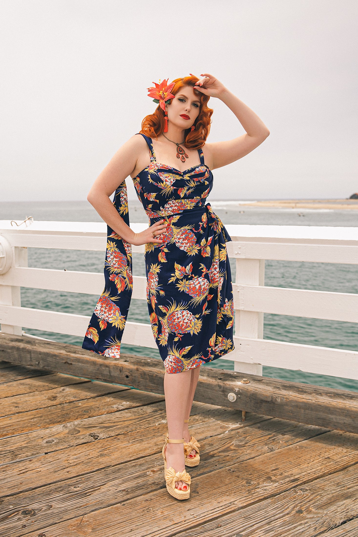 Lena Sarong Dress - Pineapple 16 Lena Sarong Dress - Pineapple 16