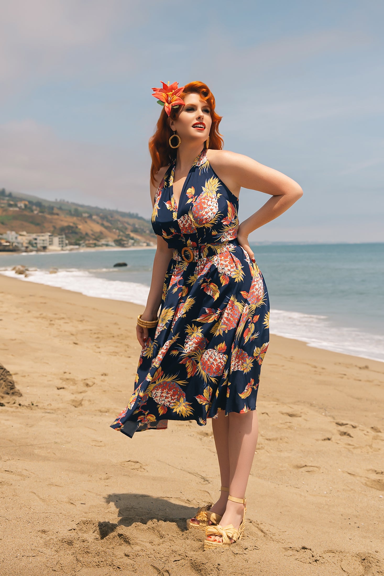 Monroe Dress - Pineapple - Sale ##description##