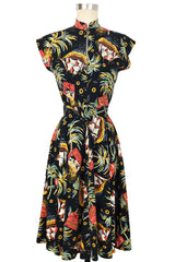 Zip Front Marie Dress - Pirate Treasure