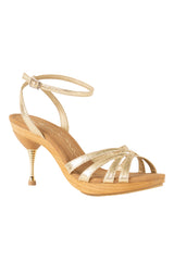 Nina Remi Heels - Gold