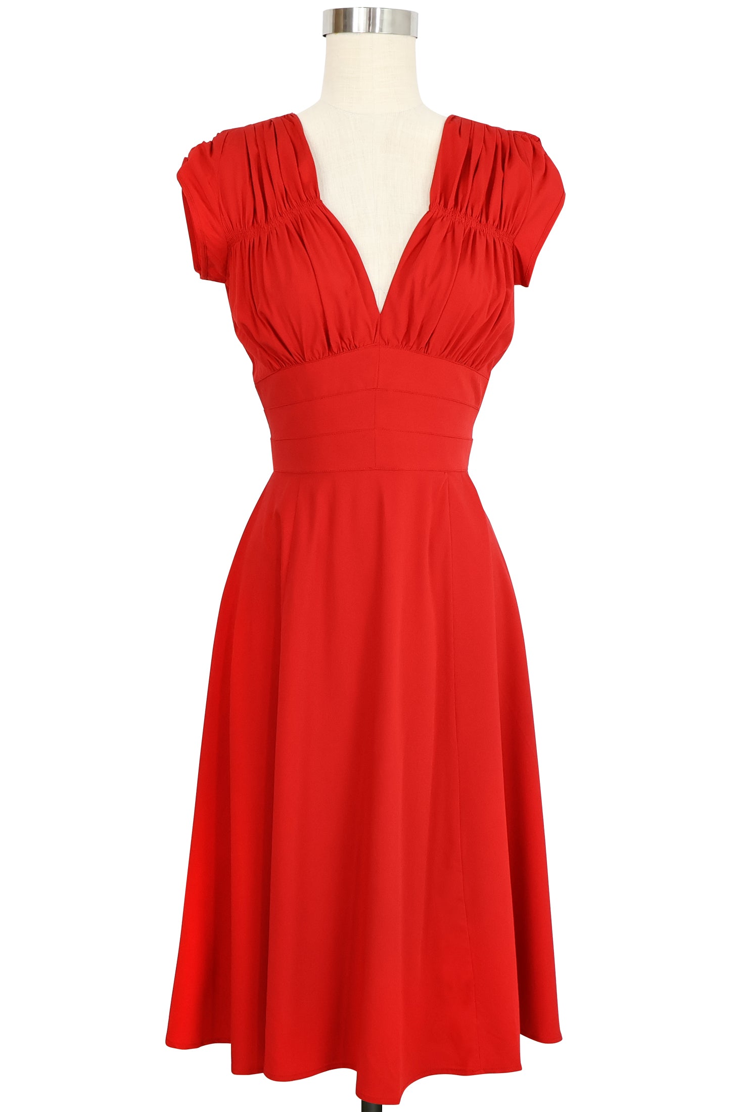1940s Dress - Red 16 1940s Dress - Red 16