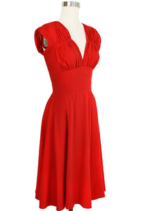 1940s Dress - Red