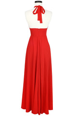 Yves Circle Dress - Red