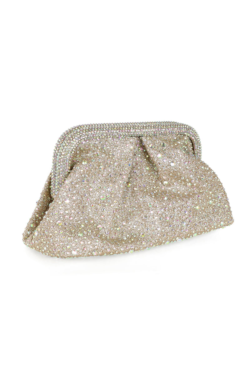 Nima Rhinestone Clutch