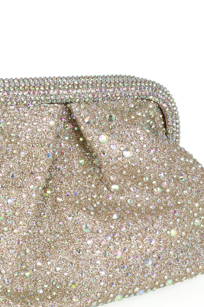 Nima Rhinestone Clutch