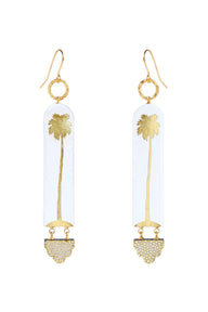 Rosita Bonita Tangier Palmetto Drop Earrings