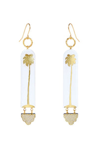 Rosita Bonita Tangier Palmetto Drop Earrings