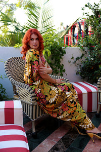 Liz Caftan - Sandalwood Floral