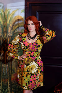 Tuesday Mini Dress - Sandalwood Floral