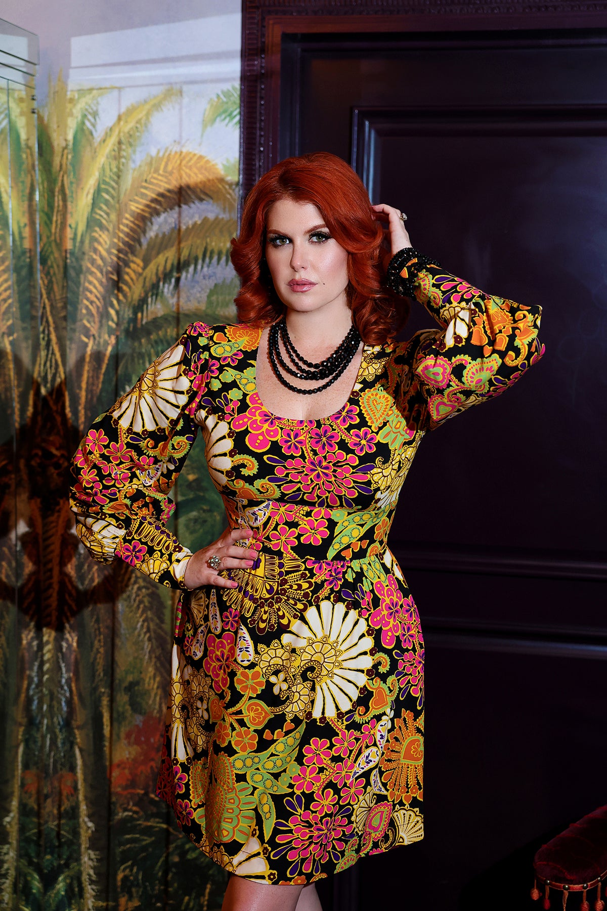 Tuesday Mini Dress - Sandalwood Floral