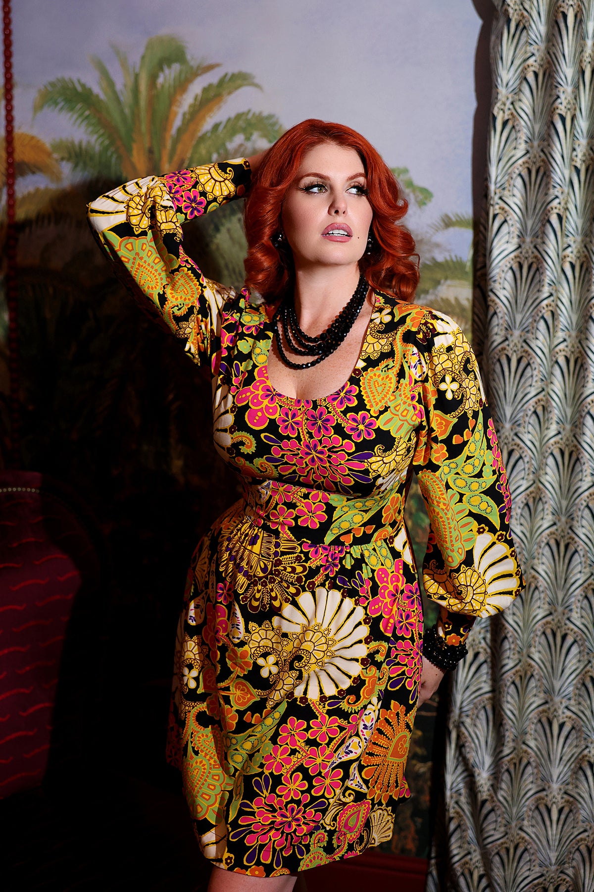 Tuesday Mini Dress - Sandalwood Floral