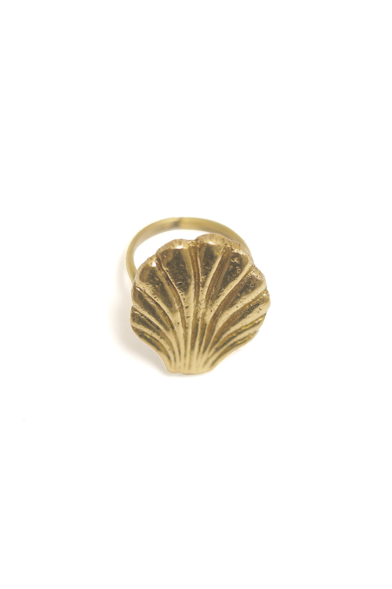 Brass Shell Ring