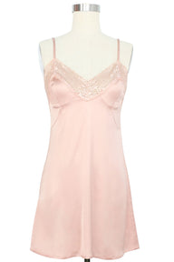 Vintage Slip Dress - Peach - Peach Boudoir