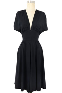 Claire Zip Dress - Black