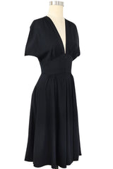 Claire Zip Dress - Black