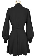 Babe Long Sleeve Dress - Black