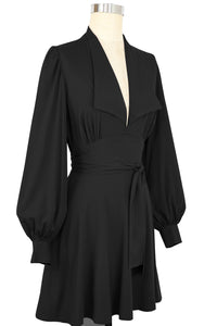 Babe Long Sleeve Dress - Black