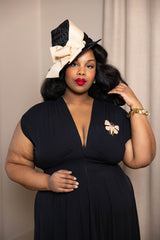 Claire Zip Dress - Black