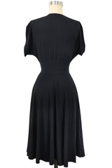 Claire Zip Dress - Black