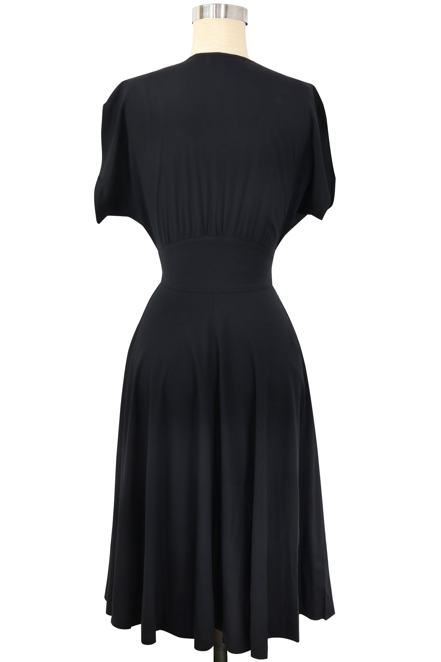 Claire Zip Dress - Black