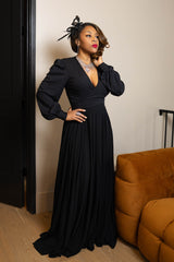 Ossie Wrap Top - Black