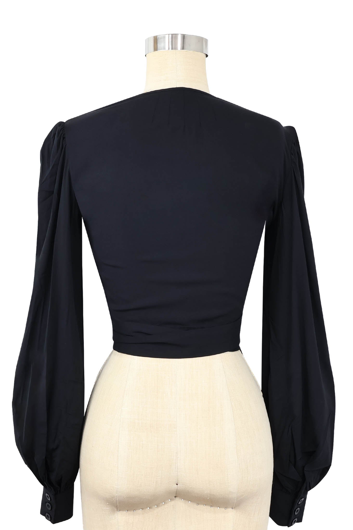 Ossie Wrap Top - Black