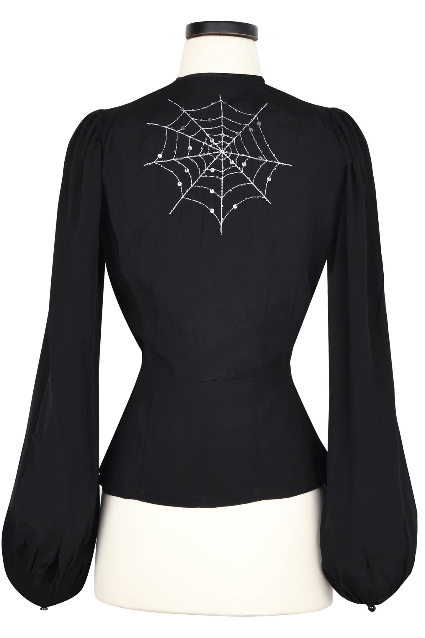 Penelope Peplum Top - Spider Web Preorder: shipping begins Oct 15th
