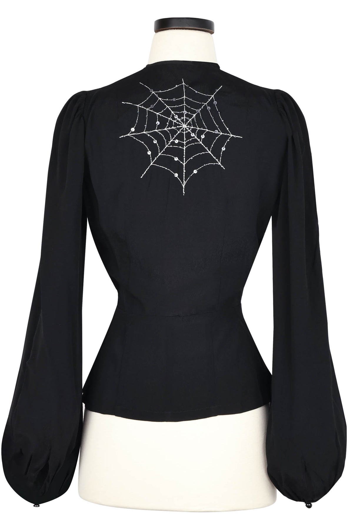 Penelope Peplum Top - Spider Web Preorder: shipping begins Oct 15th