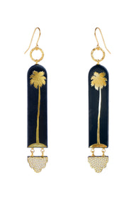 Rosita Bonita Tangier Palmetto Drop Earrings