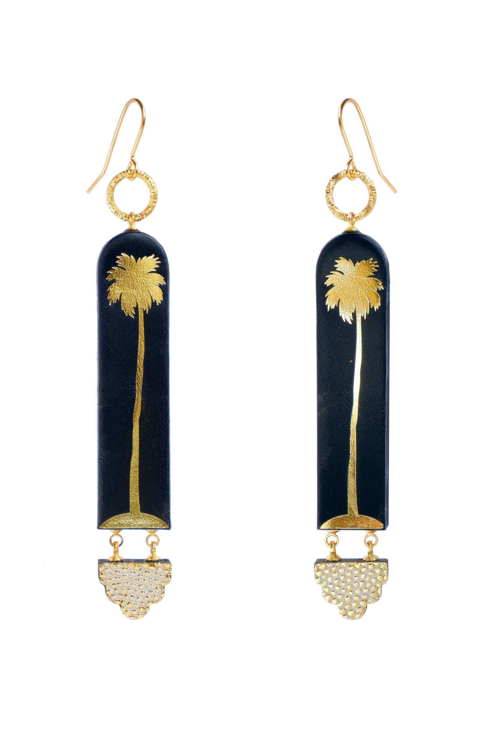 Rosita Bonita Tangier Palmetto Drop Earrings