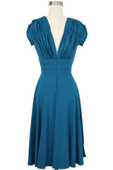 1940s Dress - Teal