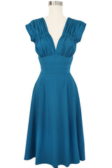 1940s Dress - Teal