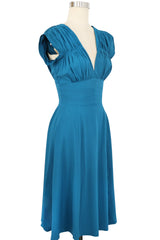 1940s Dress - Teal