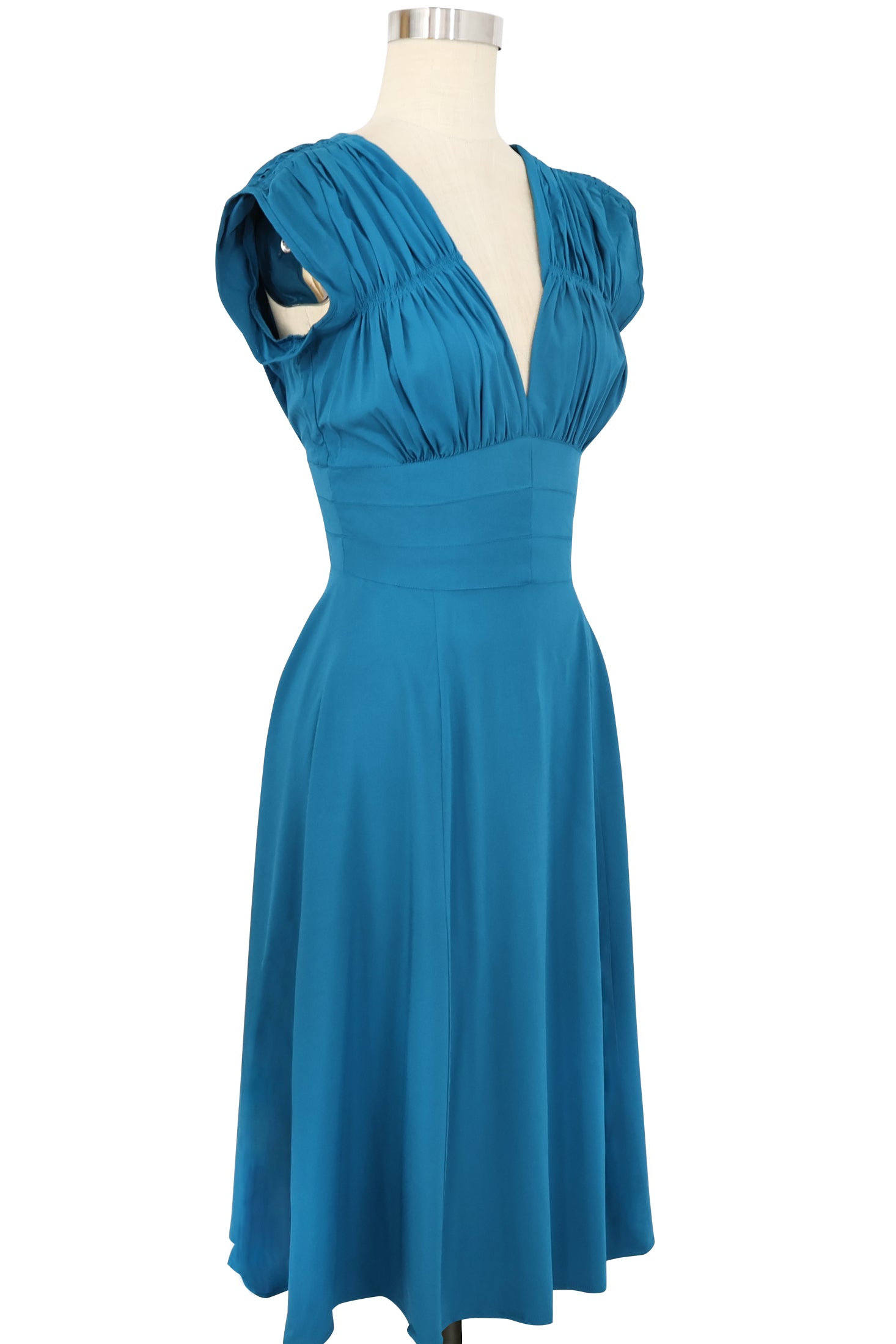 1940s Dress - Teal