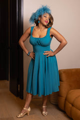 Norma Jean Dress - Teal