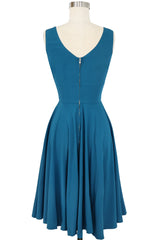 Norma Jean Dress - Teal